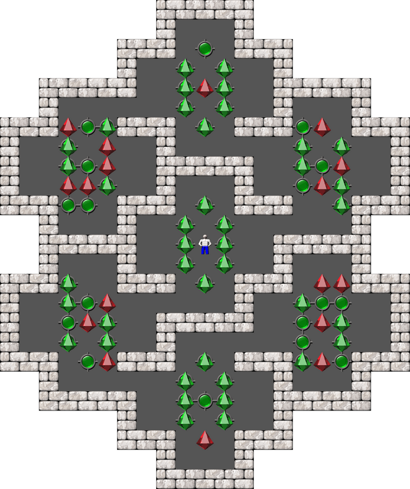 Sokoban Square Dance level 33